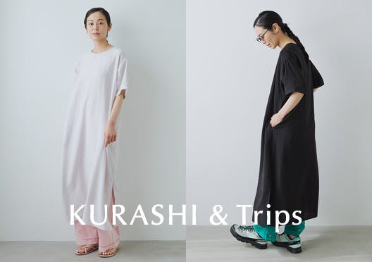 「涼しさも、品のよさも」ハーフスリーブのボックスワンピースの画像