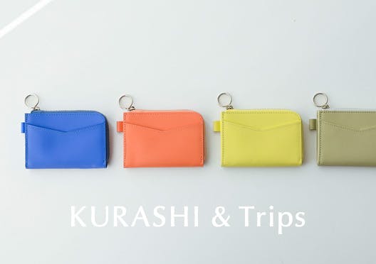 L字ファスナーのコンパクト財布 / KURASHI&Tripsの画像