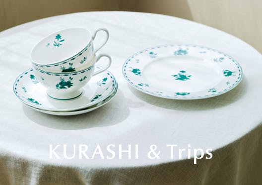 【当店限定復刻】カップ&ソーサーとケーキ皿 / Noritake × KURASHI&Tripsの画像