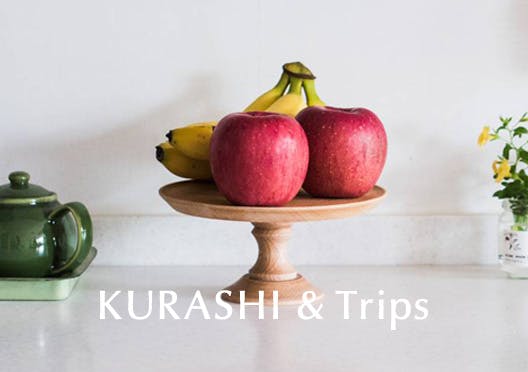 KURASHI&Trips/天然木のコンポート皿の画像