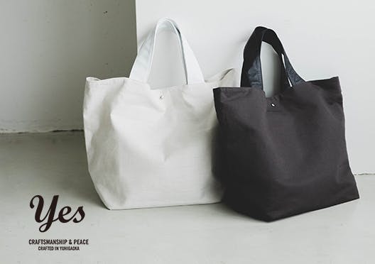 YES CRAFTS/イエス/2wayリネンビッグトートバッグの画像