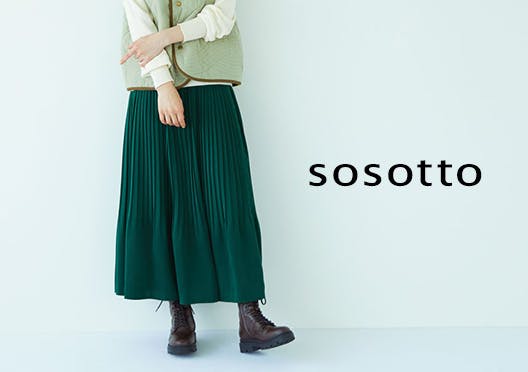 sosotto / ソソット / プリーツスカートの画像