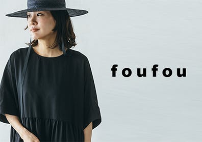 foufou / ドルマンスリーブギャザーワンピースの画像
