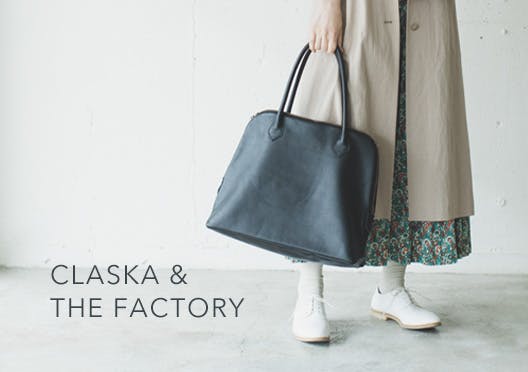 CLASKA & THE FACTORY / レザートートバッグ / Silva Tote Bag Leather noirの画像