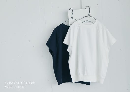 「さらり、軽やか」コットン素材の半袖スウェットの画像