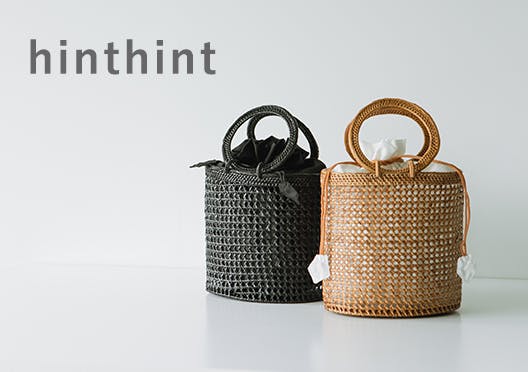 hinthint / インドネシアのアタ素材のカゴバッグの画像