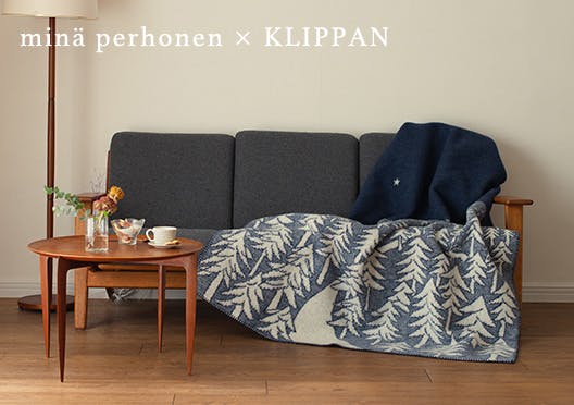 KLIPPAN×mina perhonen / ウールブランケットの画像