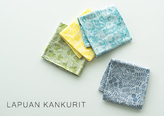 LAPUAN KANKURIT / ラプアン カンクリ / リネンハンカチの画像