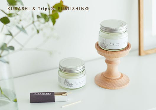 KURASHI&Trips PUBLISHING / オリジナルアロマキャンドルの画像